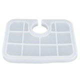 Darrahopens Home & Garden > Kitchenware > Bakeware & Accessories Silicone Mold Translucent Epoxy Resin Drop Glue Tray Tool for DIY Baking Decoration MakingSmall In Australia - Darrahopens