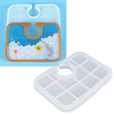 Darrahopens Home & Garden > Kitchenware > Bakeware & Accessories Silicone Mold Translucent Epoxy Resin Drop Glue Tray Tool for DIY Baking Decoration MakingSmall In Australia - Darrahopens