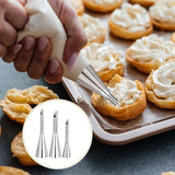 Darrahopens Home & Garden > Kitchenware > Bakeware & Accessories stainless steel piping nozzles - Cream piping nozzles - Piping nozzles - Accessories for filling jam, puff pastry, donuts, bread, pastries