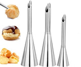Darrahopens Home & Garden > Kitchenware > Bakeware & Accessories stainless steel piping nozzles - Cream piping nozzles - Piping nozzles - Accessories for filling jam, puff pastry, donuts, bread, pastries