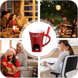 Darrahopens Home & Garden > Kitchenware > Bakeware & Accessories Tealight Fondue Set Ceramic Melting Pot for Chocolate Dessert Red