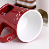 Darrahopens Home & Garden > Kitchenware > Bakeware & Accessories Tealight Fondue Set Ceramic Melting Pot for Chocolate Dessert Red