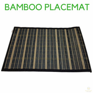 Darrahopens Home & Garden > Kitchenware BAMBOO PLACEMAT Dinner Table Decor Party Natural Party 45x30cm Place Mat