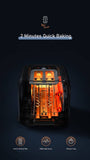 Darrahopens Home & Garden > Kitchenware BEAR Double Slots Bread Toaster With Glass Window DSL-C02X1
