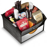 Darrahopens Home & Garden > Kitchenware CEP Deluxe Tea Coffee Storage Home Office Organiser Distributor Tray - Black
