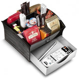Darrahopens Home & Garden > Kitchenware CEP Deluxe Tea Coffee Storage Home Office Organiser Distributor Tray - Black