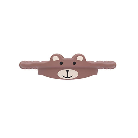 Darrahopens Home & Garden > Kitchenware > Coasters 2 Pcs Brown Bear Adorable Animal Silicone Cup Carrier - Portable Reusable Handle for Water Cup(cup not included)