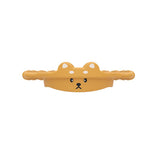 Darrahopens Home & Garden > Kitchenware > Coasters 2 Pcs Yellow Dog Adorable Animal Silicone Cup Carrier - Portable Reusable Handle for Water Cup(cup not included)