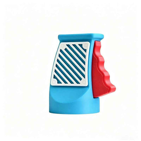 Darrahopens Home & Garden > Kitchenware > Coasters 3D printed desktop ornament of a one-handed can opener, for beverages. Light blue
