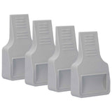 Darrahopens Home & Garden > Kitchenware > Coasters 4Pcs U Shape Casters Door Stopper Anti Sliding Furniture Wheels Cups Protectors for Sofa Bed Chair Gray In Australia - Darrahopens