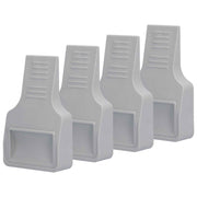 Darrahopens Home & Garden > Kitchenware > Coasters 4Pcs U Shape Casters Door Stopper Anti Sliding Furniture Wheels Cups Protectors for Sofa Bed Chair Gray In Australia - Darrahopens