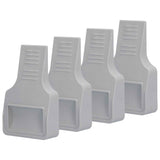 Darrahopens Home & Garden > Kitchenware > Coasters 4Pcs U Shape Casters Door Stopper Anti Sliding Furniture Wheels Cups Protectors for Sofa Bed Chair Gray In Australia - Darrahopens