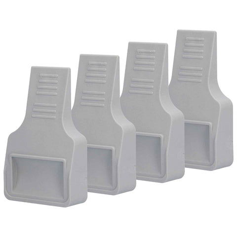 Darrahopens Home & Garden > Kitchenware > Coasters 4Pcs U Shape Casters Door Stopper Anti Sliding Furniture Wheels Cups Protectors for Sofa Bed Chair Gray In Australia - Darrahopens