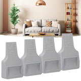 Darrahopens Home & Garden > Kitchenware > Coasters 4Pcs U Shape Casters Door Stopper Anti Sliding Furniture Wheels Cups Protectors for Sofa Bed Chair Gray In Australia - Darrahopens