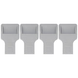 Darrahopens Home & Garden > Kitchenware > Coasters 4Pcs U Shape Casters Door Stopper Anti Sliding Furniture Wheels Cups Protectors for Sofa Bed Chair Gray In Australia - Darrahopens