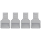 Darrahopens Home & Garden > Kitchenware > Coasters 4Pcs U Shape Casters Door Stopper Anti Sliding Furniture Wheels Cups Protectors for Sofa Bed Chair Gray In Australia - Darrahopens