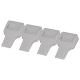 Darrahopens Home & Garden > Kitchenware > Coasters 4Pcs U Shape Casters Door Stopper Anti Sliding Furniture Wheels Cups Protectors for Sofa Bed Chair Gray In Australia - Darrahopens