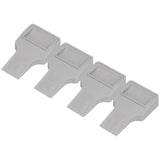 Darrahopens Home & Garden > Kitchenware > Coasters 4Pcs U Shape Casters Door Stopper Anti Sliding Furniture Wheels Cups Protectors for Sofa Bed Chair Gray In Australia - Darrahopens