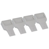 Darrahopens Home & Garden > Kitchenware > Coasters 4Pcs U Shape Casters Door Stopper Anti Sliding Furniture Wheels Cups Protectors for Sofa Bed Chair Gray In Australia - Darrahopens