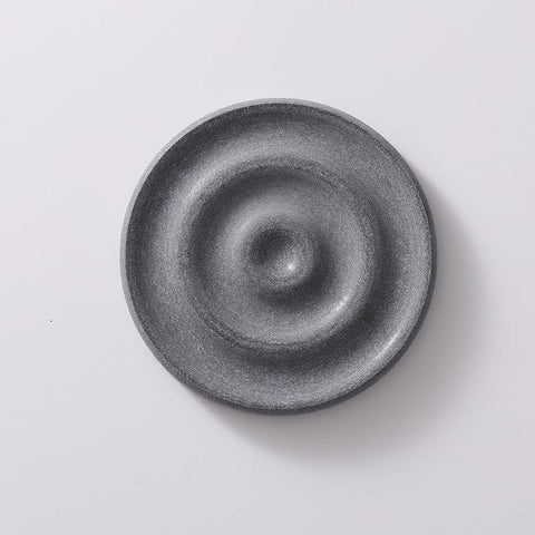 Darrahopens Home & Garden > Kitchenware > Coasters 6-Pack Dark Grey Instant Dry Diatomite Round Coaster Tray(10x10CM) - Ultra-Absorbent Bathroom Sink Caddy & Cup Mat