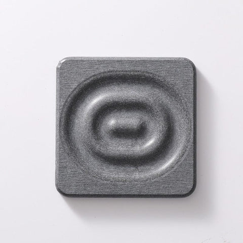 Darrahopens Home & Garden > Kitchenware > Coasters 6-Pack Dark Grey Instant Dry Diatomite Square Coaster Tray(10x10CM) - Ultra-Absorbent Bathroom Sink Caddy & Cup Mat