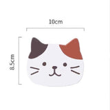 Darrahopens Home & Garden > Kitchenware > Coasters Coasters – Set of 5 – Cute cat design – Made of silicone – Compact, non-slip and heat resistant – Suitable for coffee tables, home use and cafes, also great as a gift for a housewarming or wedding.