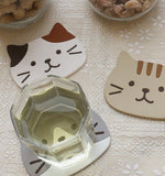 Darrahopens Home & Garden > Kitchenware > Coasters Coasters – Set of 5 – Cute cat design – Made of silicone – Compact, non-slip and heat resistant – Suitable for coffee tables, home use and cafes, also great as a gift for a housewarming or wedding.