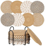 Darrahopens Home & Garden > Kitchenware > Coasters Coasters - Set of 8 - Round - Reusable