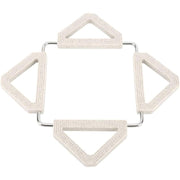 Darrahopens Home & Garden > Kitchenware > Coasters Silicone Trivet, Stretchable Heat Resistant Kitchen Accessories Silicone Placemat For Kitchen Countertop For Pot, Bowl,