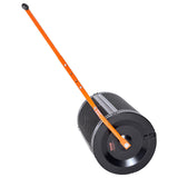 Darrahopens Home & Garden > Kitchenware > Coasters VEVOR Compost Spreader, 24 in Wide Peat Moss Spreader with T Shaped Handle, 3 Heights Adjustable, Powder-Coated Steel Garden Peat Moss Roller, Heavy Duty Grass Seed Spreaders for Planting Seeding