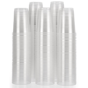 Darrahopens Home & Garden > Kitchenware > Cutlery 1200x 8oz (240ml) Premium Plastic Clear Cups Extra Strong PET BPA Free In Australia - Darrahopens