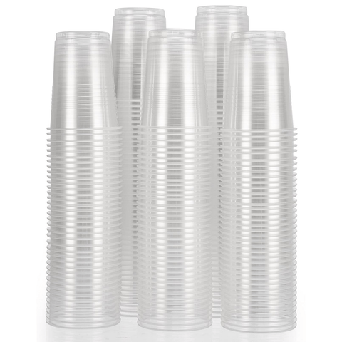 Darrahopens Home & Garden > Kitchenware > Cutlery 1200x 8oz (240ml) Premium Plastic Clear Cups Extra Strong PET BPA Free In Australia - Darrahopens