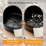 Darrahopens Home & Garden > Kitchenware > Cutlery 120x Aluminium Square Baking Trays Disposable - Suits Air Frying 20x20x4.5cm In Australia - Darrahopens