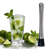 Darrahopens Home & Garden > Kitchenware > Cutlery 2 pack 8 Inch Stainless Steel Muddler for Cocktails, Long Handle Durable Material, Bar Tool for Making Mojito and Fruit Drinks