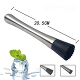 Darrahopens Home & Garden > Kitchenware > Cutlery 2 pack 8 Inch Stainless Steel Muddler for Cocktails, Long Handle Durable Material, Bar Tool for Making Mojito and Fruit Drinks