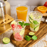 Darrahopens Home & Garden > Kitchenware > Cutlery 640x 16oz (480ml) Premium Plastic Clear Cups Extra Strong PET BPA Free In Australia - Darrahopens