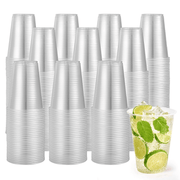 640x 16oz (480ml) Premium Plastic Clear Cups Extra Strong PET BPA Free In Australia - Darrahopens