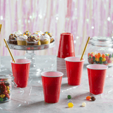Darrahopens Home & Garden > Kitchenware > Cutlery 720x 9oz (266ml) Premium Plastic Red Cups Extra Strong PET BPA Free In Australia - Darrahopens