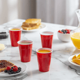 Darrahopens Home & Garden > Kitchenware > Cutlery 720x 9oz (266ml) Premium Plastic Red Cups Extra Strong PET BPA Free In Australia - Darrahopens