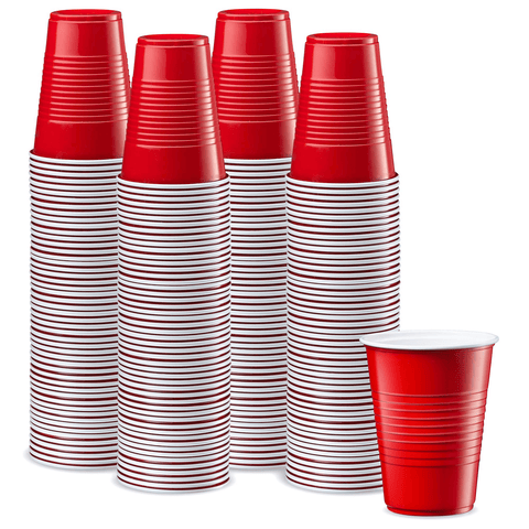 Darrahopens Home & Garden > Kitchenware > Cutlery 720x 9oz (266ml) Premium Plastic Red Cups Extra Strong PET BPA Free In Australia - Darrahopens