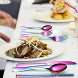 Darrahopens Home & Garden > Kitchenware > Cutlery 8PCS Portable Stainless Steel Travel Cutlery Set with Case for Camping Picnic Office