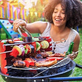 Darrahopens Home & Garden > Kitchenware > Cutlery BBQ skewer set, outdoor barbecue Australia, stainless steel skewers, wooden handle skewers, portable skewer set, kebab sticks, grilling accessories