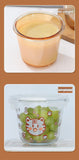 Darrahopens Home & Garden > Kitchenware > Cutlery glass soup cup, airtight soup cup, microwave-safe soup cup, office lunch box, sealed food container, glass lunch box, soup container - Matcha - Size 750ML-2PCS In Australia - Darrahopens