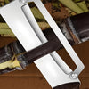 Darrahopens Home & Garden > Kitchenware > Cutlery Heavy-duty stainless steel vegetable peeler and slicer - multi-functional kitchen tool with straight blade and ergonomic non-slip handle.