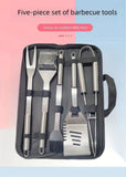 Darrahopens Home & Garden > Kitchenware > Cutlery stainless steel BBQ tool set, BBQ utensils, outdoor grilling tools, Australian BBQ set, durable BBQ tools