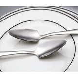 Darrahopens Home & Garden > Kitchenware > Cutlery Stainless Steel Grapefruit Spoons, 6-Pack with Spikes