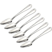 Darrahopens Home & Garden > Kitchenware > Cutlery Stainless Steel Grapefruit Spoons, 6-Pack with Spikes