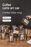 Darrahopens Home & Garden > Kitchenware > Cutlery StainlessSteelCoffeeLatteArtCup600ml-ModelC