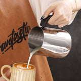Darrahopens Home & Garden > Kitchenware > Cutlery StainlessSteelCoffeeLatteArtCup600ml-ModelD