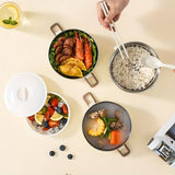 Darrahopens Home & Garden > Kitchenware > Cutlery White stainless steel bento box, multi-layer lunch box, food storage container, Australian kitchenware, reusable lunch box, leak-proof food container